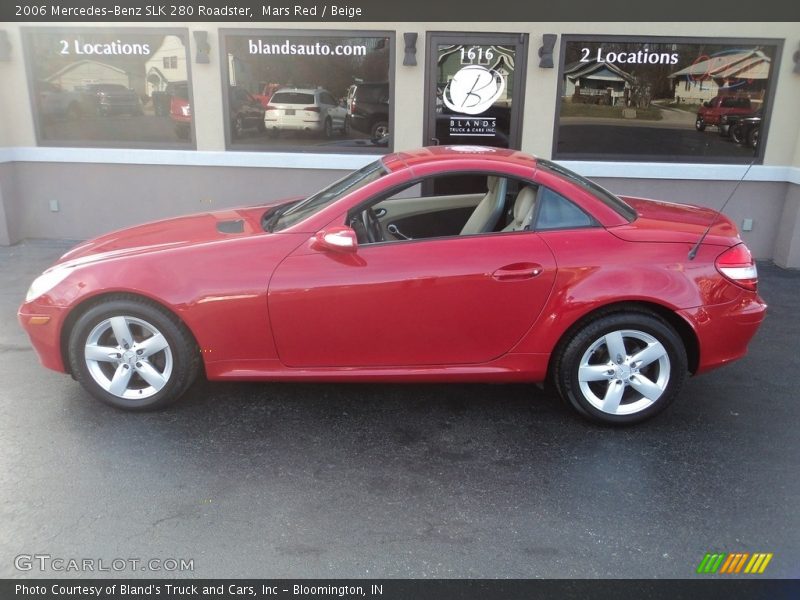 Mars Red / Beige 2006 Mercedes-Benz SLK 280 Roadster