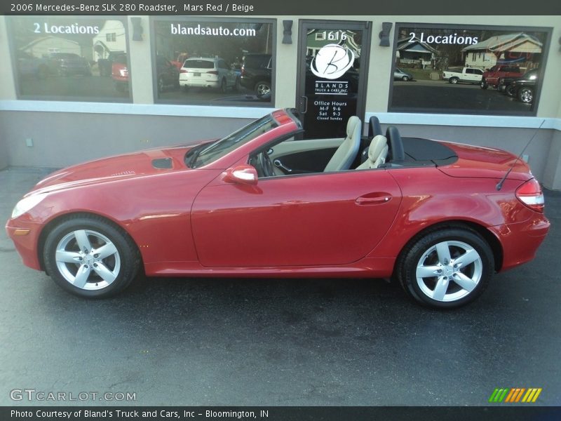 Mars Red / Beige 2006 Mercedes-Benz SLK 280 Roadster