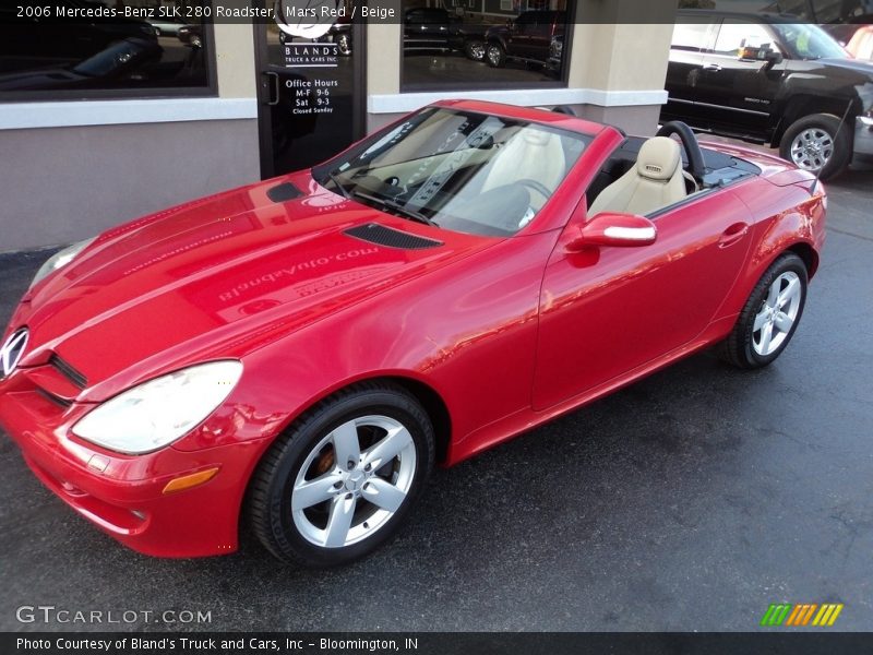 Mars Red / Beige 2006 Mercedes-Benz SLK 280 Roadster