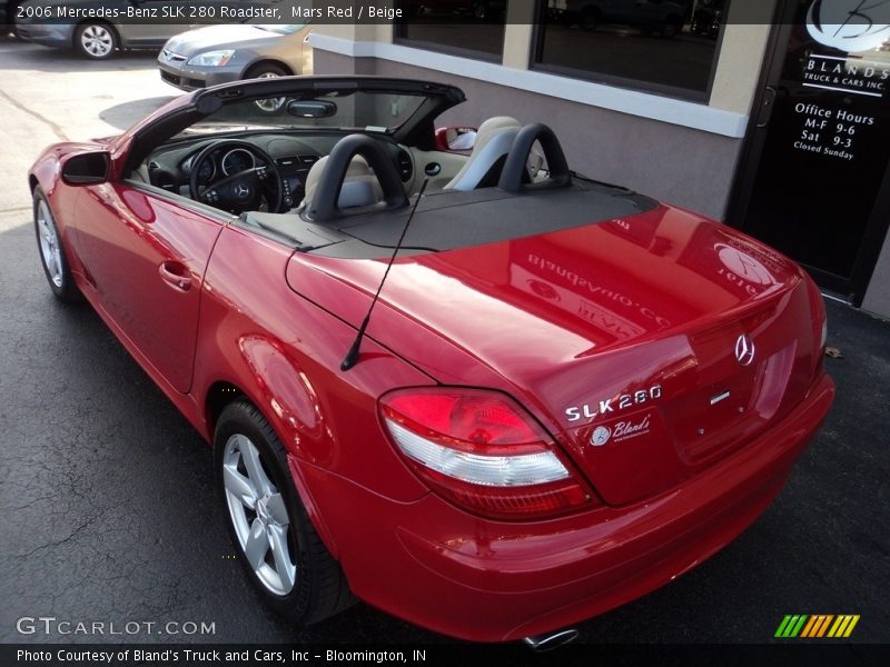 Mars Red / Beige 2006 Mercedes-Benz SLK 280 Roadster