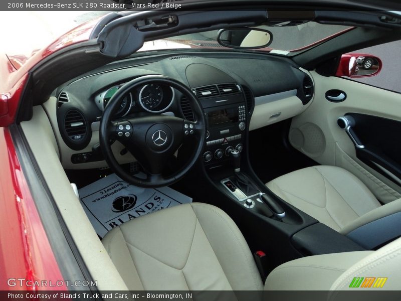 Mars Red / Beige 2006 Mercedes-Benz SLK 280 Roadster