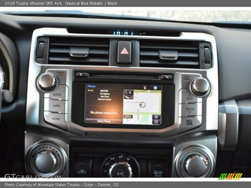 Nautical Blue Metallic / Black 2018 Toyota 4Runner SR5 4x4
