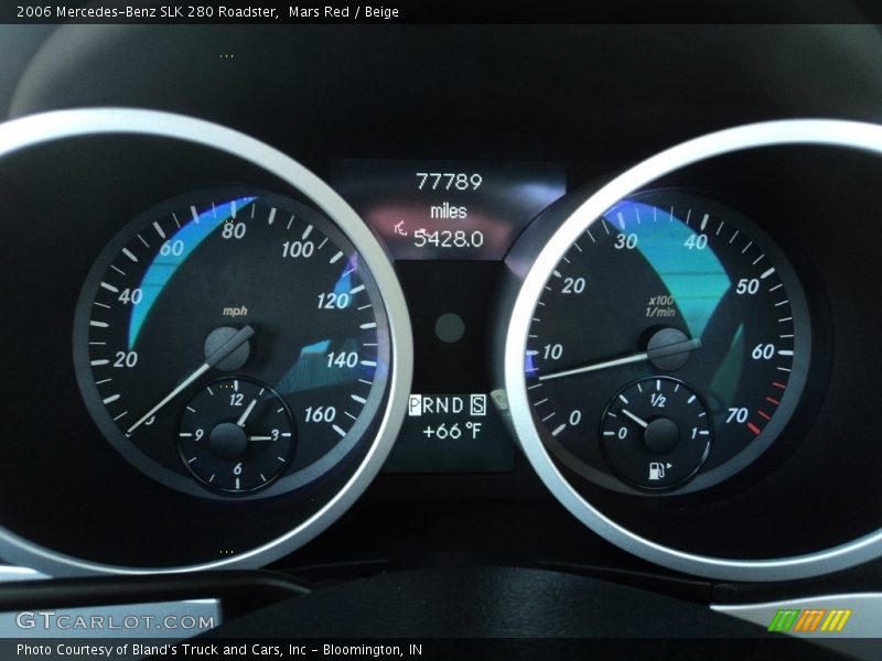 Mars Red / Beige 2006 Mercedes-Benz SLK 280 Roadster