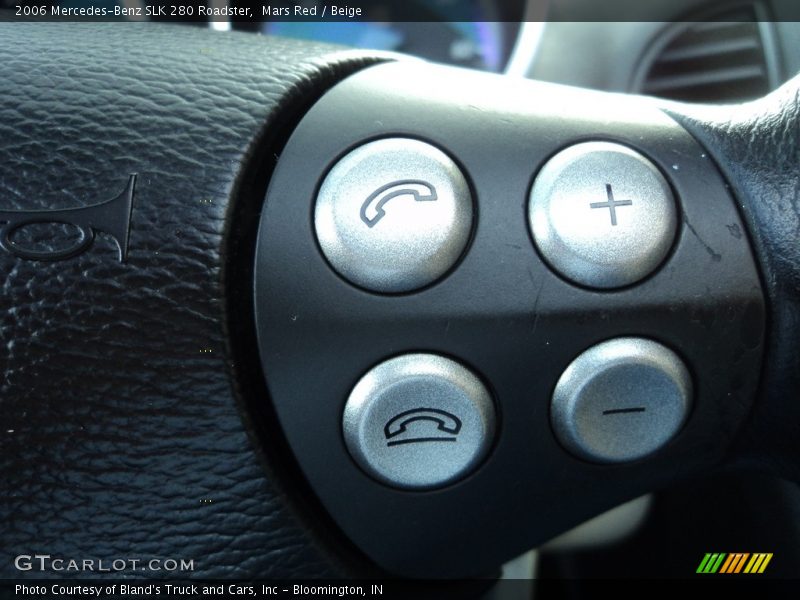 Mars Red / Beige 2006 Mercedes-Benz SLK 280 Roadster