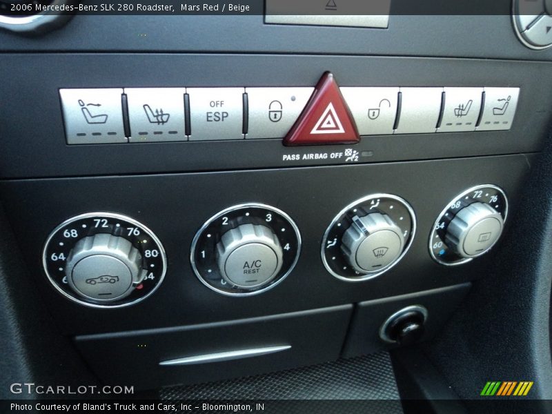 Mars Red / Beige 2006 Mercedes-Benz SLK 280 Roadster