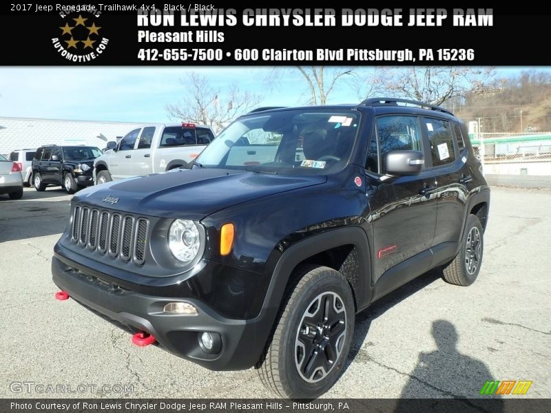 Black / Black 2017 Jeep Renegade Trailhawk 4x4