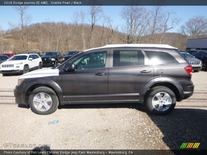 Granite Pearl / Black 2018 Dodge Journey SE AWD