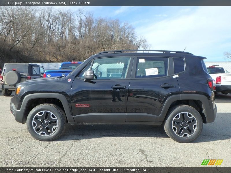 Black / Black 2017 Jeep Renegade Trailhawk 4x4