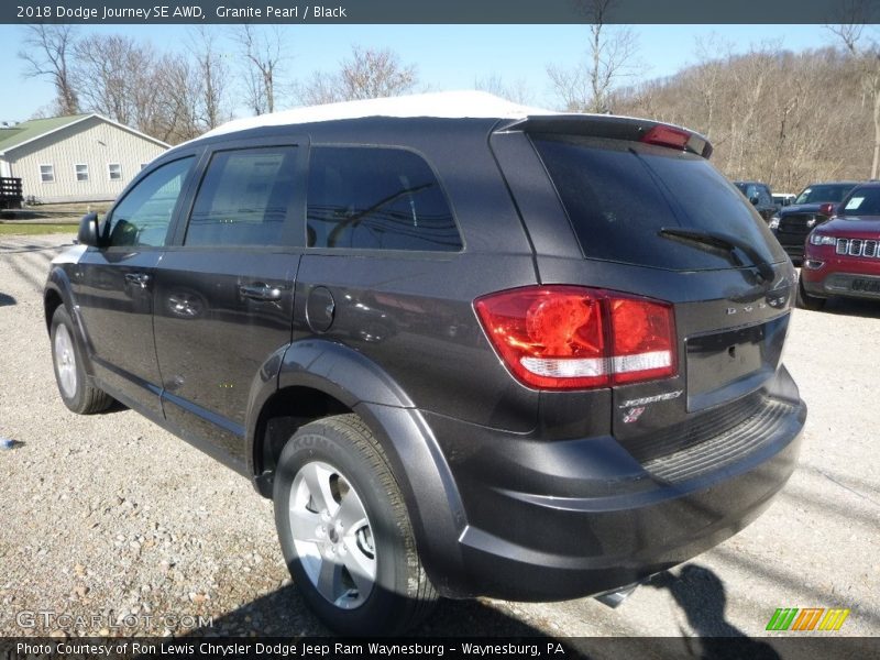 Granite Pearl / Black 2018 Dodge Journey SE AWD