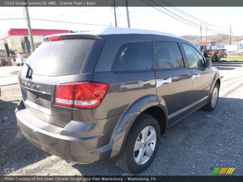 Granite Pearl / Black 2018 Dodge Journey SE AWD