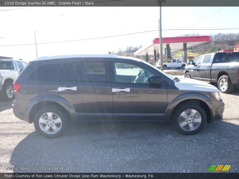Granite Pearl / Black 2018 Dodge Journey SE AWD