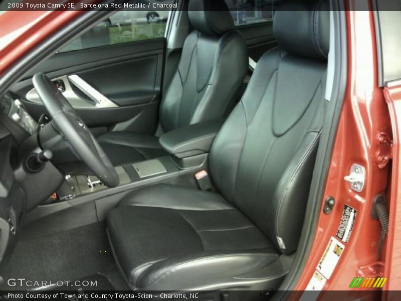 Barcelona Red Metallic / Charcoal 2009 Toyota Camry SE