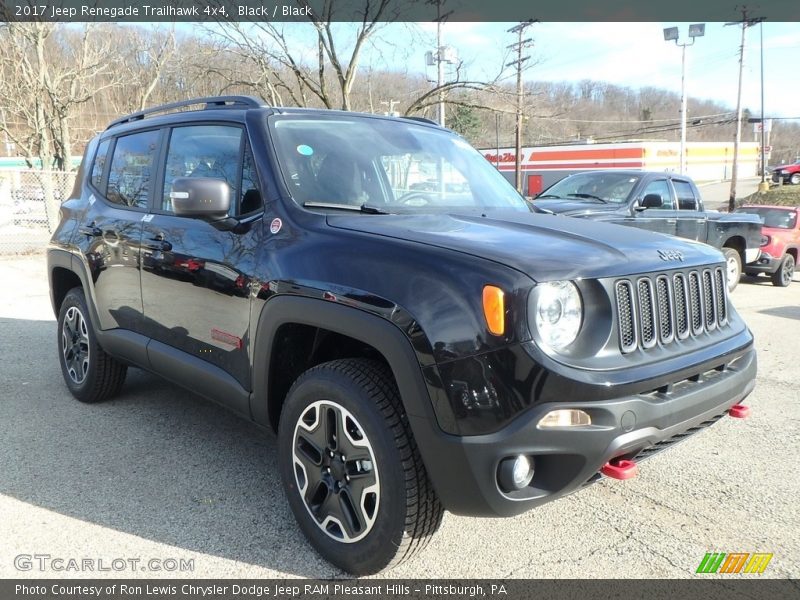 Black / Black 2017 Jeep Renegade Trailhawk 4x4