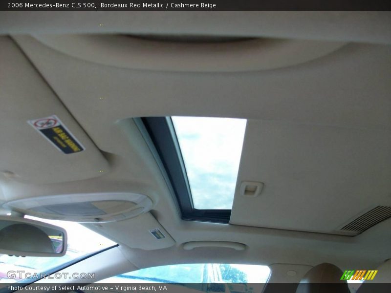 Bordeaux Red Metallic / Cashmere Beige 2006 Mercedes-Benz CLS 500