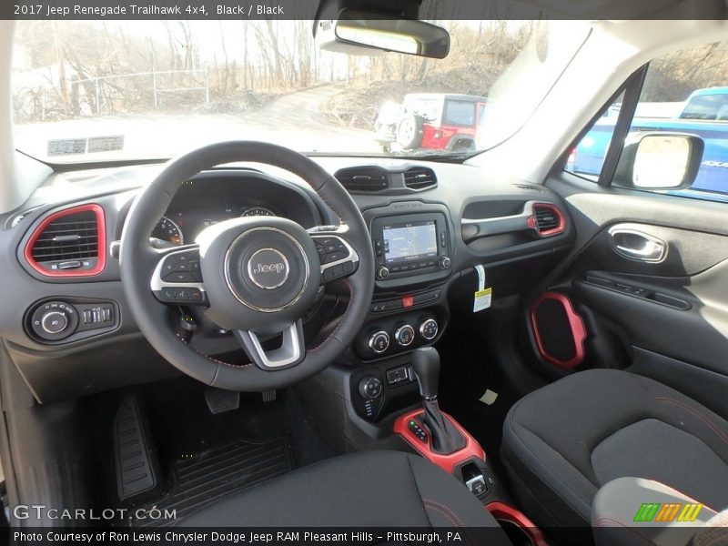 Black / Black 2017 Jeep Renegade Trailhawk 4x4