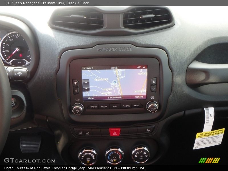 Black / Black 2017 Jeep Renegade Trailhawk 4x4