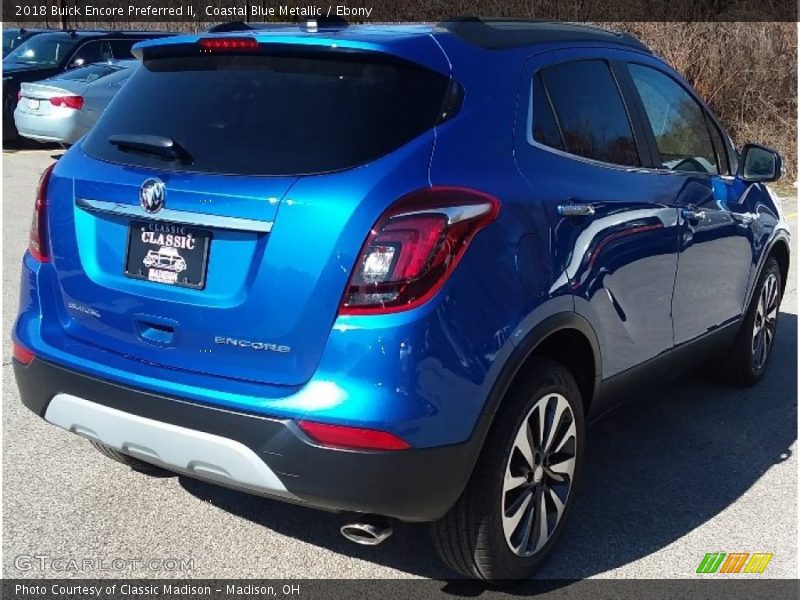 Coastal Blue Metallic / Ebony 2018 Buick Encore Preferred II