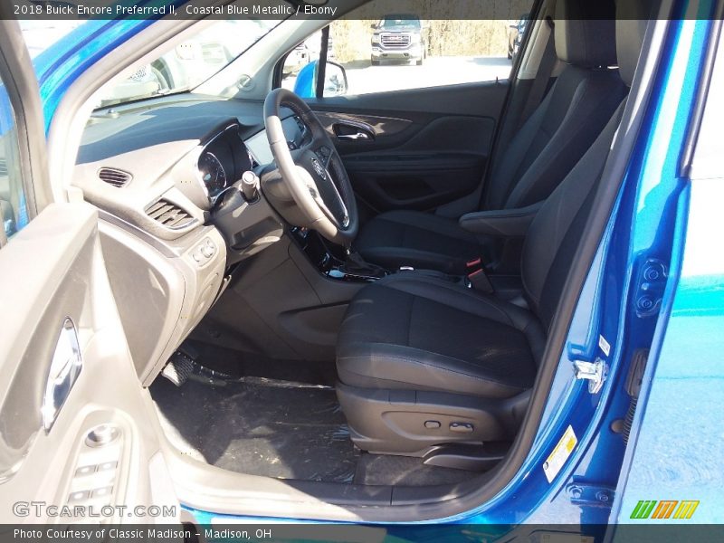 Coastal Blue Metallic / Ebony 2018 Buick Encore Preferred II
