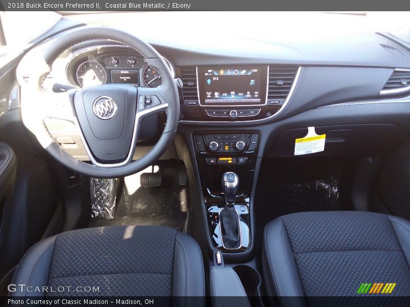 Coastal Blue Metallic / Ebony 2018 Buick Encore Preferred II