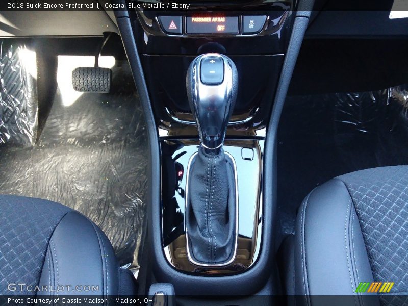 Coastal Blue Metallic / Ebony 2018 Buick Encore Preferred II