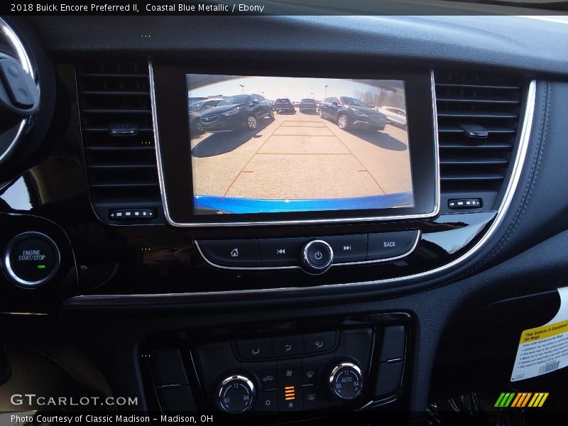 Coastal Blue Metallic / Ebony 2018 Buick Encore Preferred II