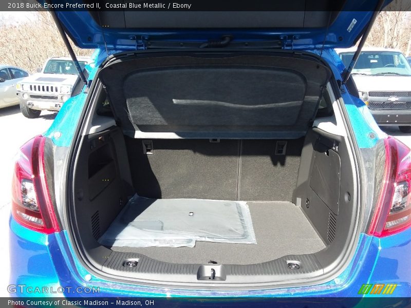 Coastal Blue Metallic / Ebony 2018 Buick Encore Preferred II
