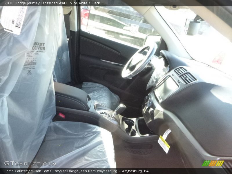 Vice White / Black 2018 Dodge Journey Crossroad AWD