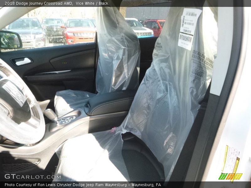Vice White / Black 2018 Dodge Journey Crossroad AWD