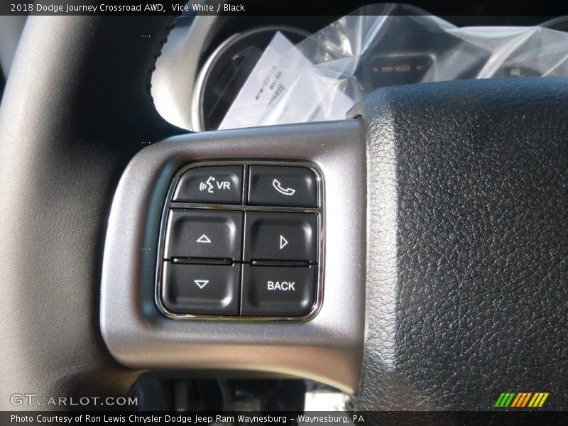 Vice White / Black 2018 Dodge Journey Crossroad AWD