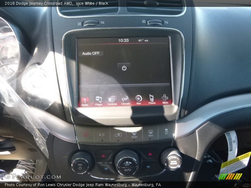 Vice White / Black 2018 Dodge Journey Crossroad AWD