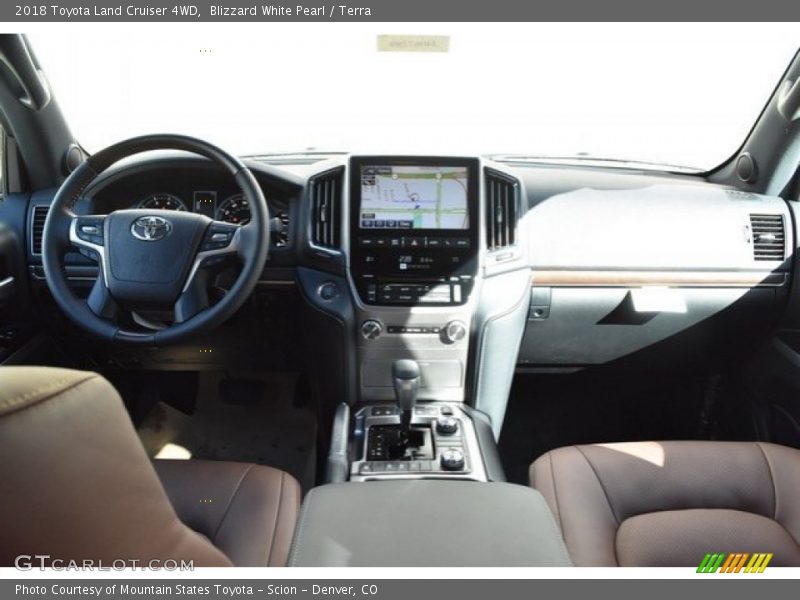 Blizzard White Pearl / Terra 2018 Toyota Land Cruiser 4WD