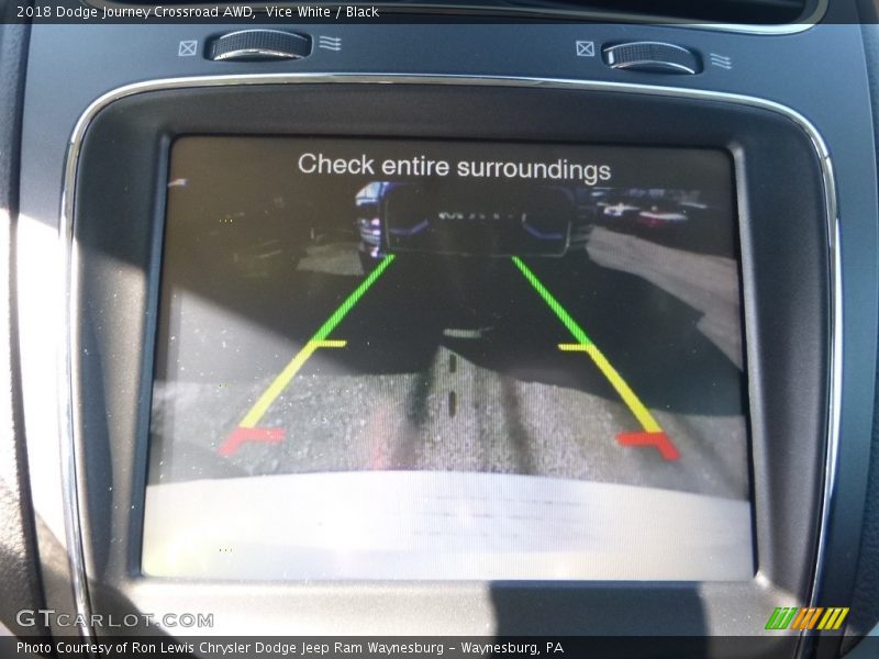 Vice White / Black 2018 Dodge Journey Crossroad AWD