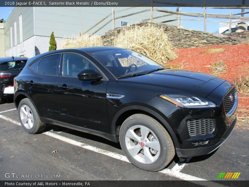 Santorini Black Metallic / Ebony/Ebony 2018 Jaguar E-PACE S