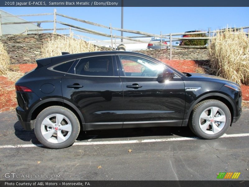 Santorini Black Metallic / Ebony/Ebony 2018 Jaguar E-PACE S