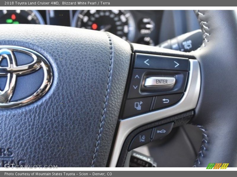 Blizzard White Pearl / Terra 2018 Toyota Land Cruiser 4WD