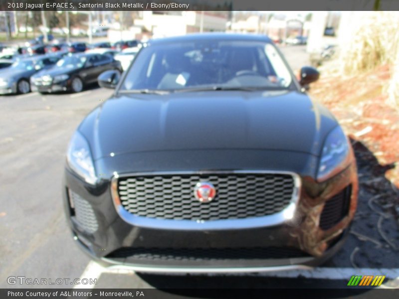 Santorini Black Metallic / Ebony/Ebony 2018 Jaguar E-PACE S