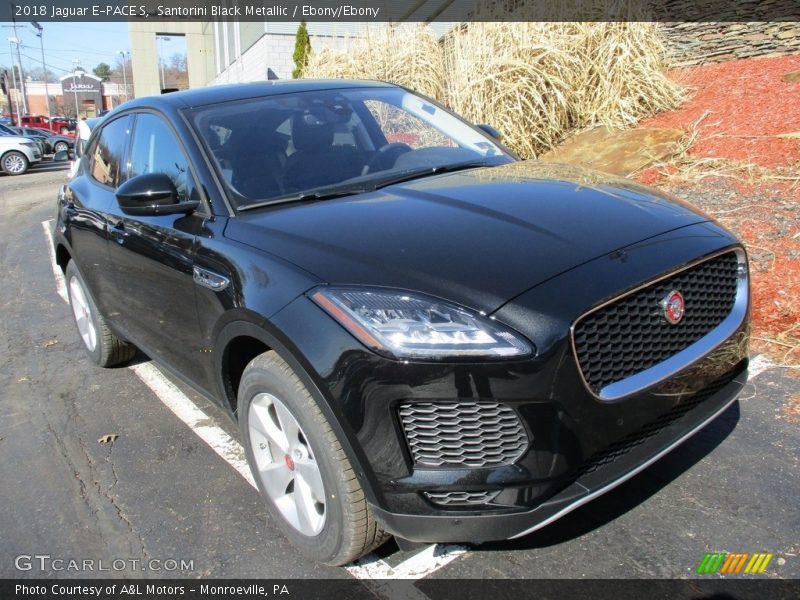 Santorini Black Metallic / Ebony/Ebony 2018 Jaguar E-PACE S