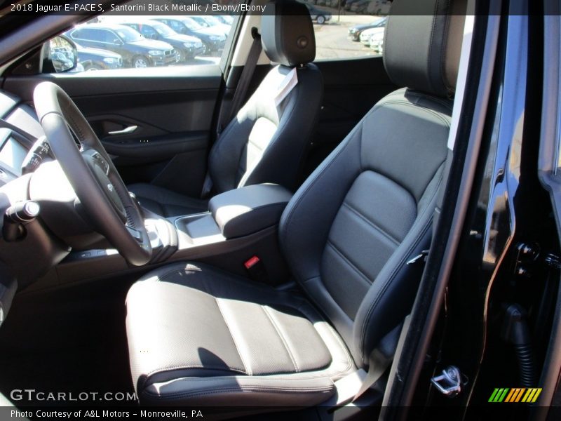 Santorini Black Metallic / Ebony/Ebony 2018 Jaguar E-PACE S