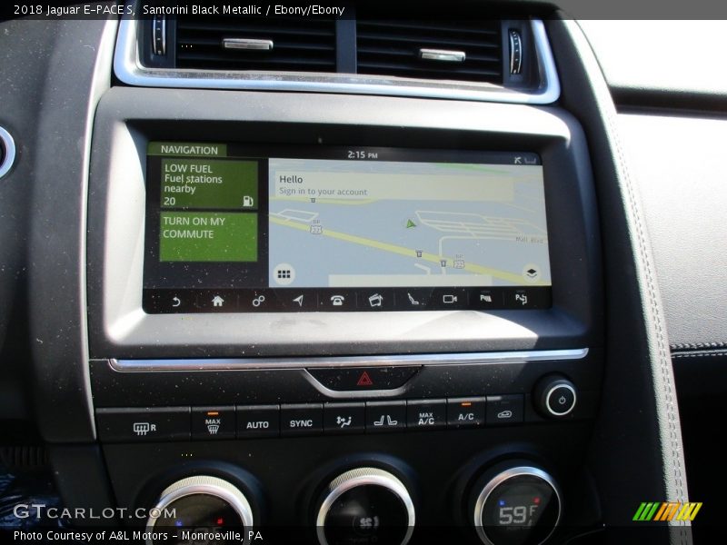 Santorini Black Metallic / Ebony/Ebony 2018 Jaguar E-PACE S