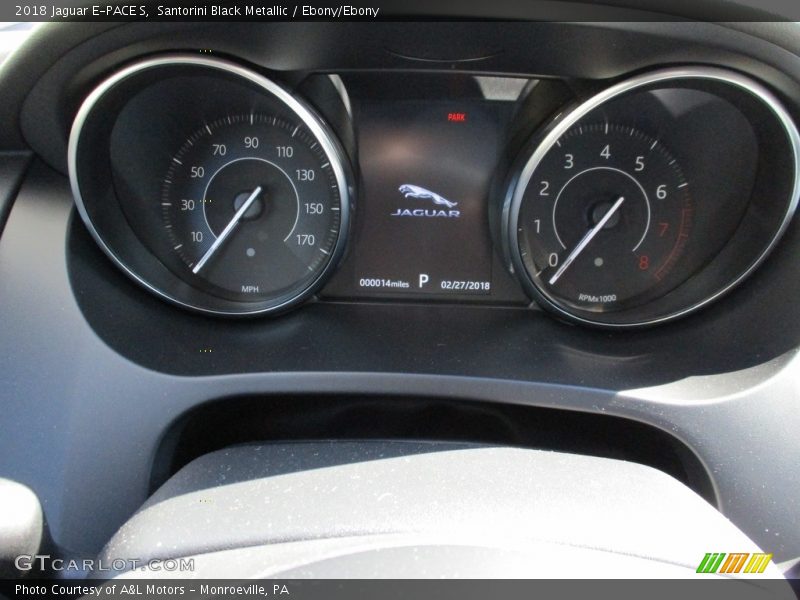 Santorini Black Metallic / Ebony/Ebony 2018 Jaguar E-PACE S