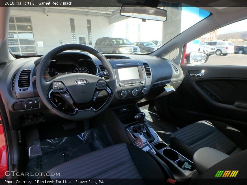 Garnet Red / Black 2018 Kia Forte S