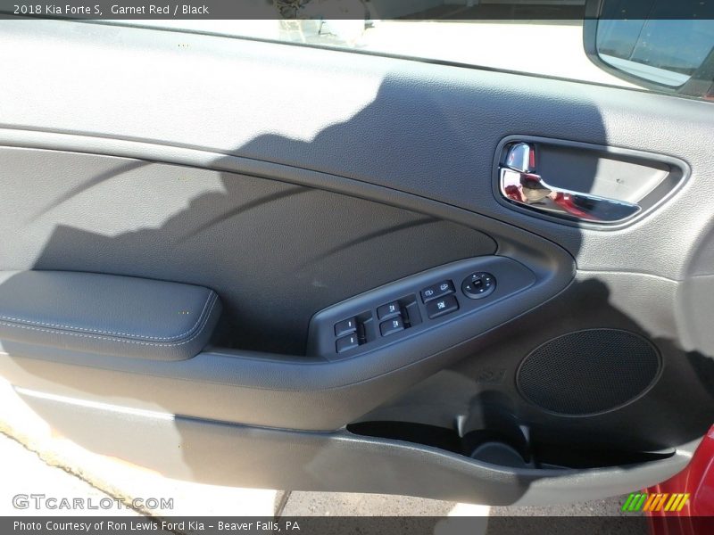 Garnet Red / Black 2018 Kia Forte S