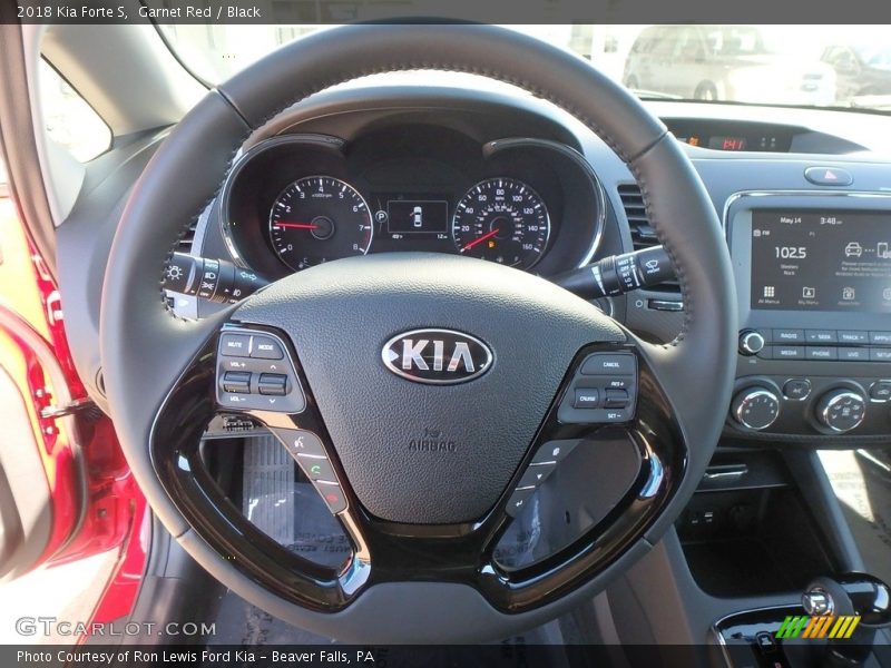 Garnet Red / Black 2018 Kia Forte S