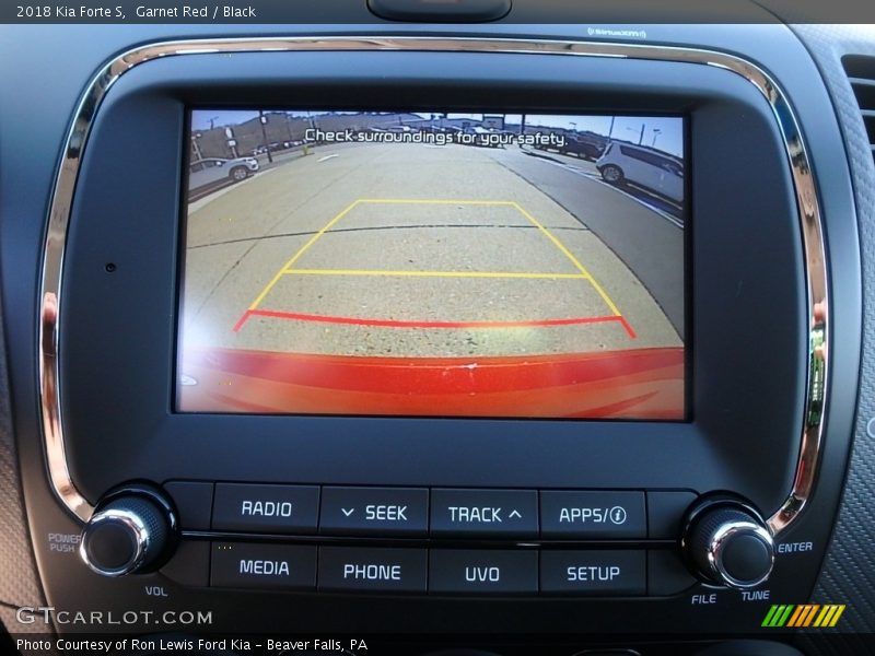 Garnet Red / Black 2018 Kia Forte S