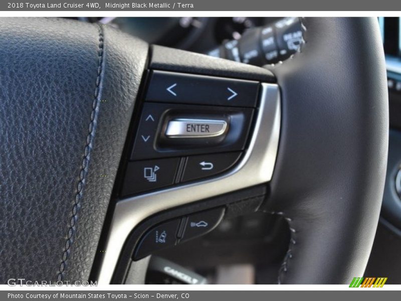 Midnight Black Metallic / Terra 2018 Toyota Land Cruiser 4WD