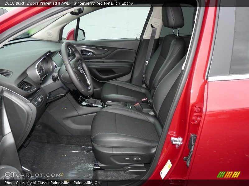 Winterberry Red Metallic / Ebony 2018 Buick Encore Preferred II AWD