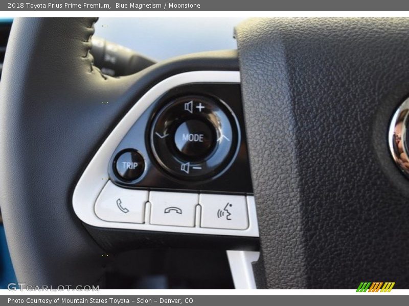 Controls of 2018 Prius Prime Premium