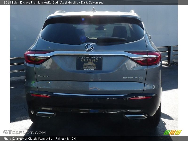 Satin Steel Metallic / Dark Galvanized 2018 Buick Enclave Premium AWD