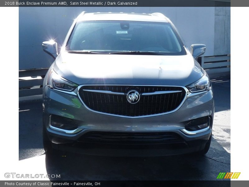 Satin Steel Metallic / Dark Galvanized 2018 Buick Enclave Premium AWD