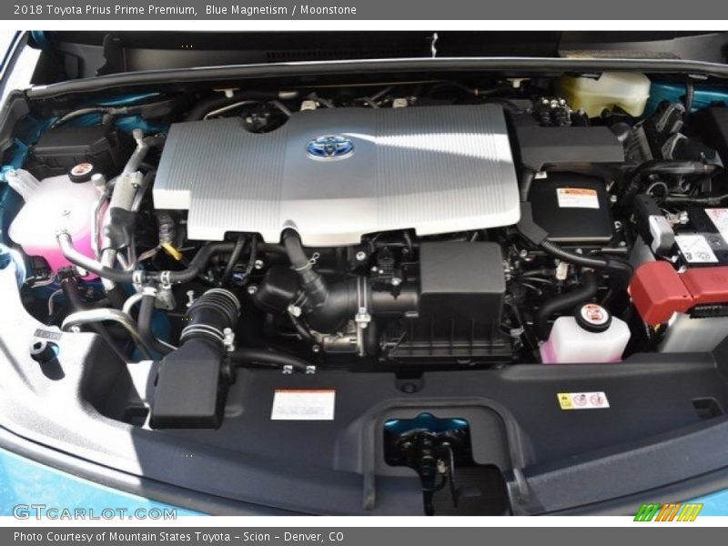  2018 Prius Prime Premium Engine - 1.8 Liter DOHC 16-Valve VVT-i 4 Cylinder Gasoline/Electric Hybrid